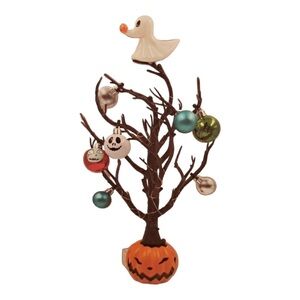 Tim Burton Nightmare Before Christmas Light Up Decorated Tree 12 in NEW